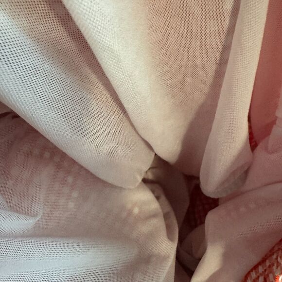 Polo Ralph Lauren Swim Trunks Mens 2XB Big Orange Gingham Beach Surf Shorts - Picture 10 of 13